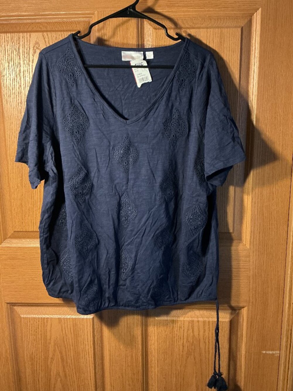 Belle Kim Blue Blouse